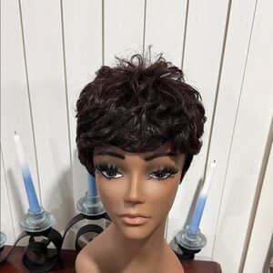 # 52 - Elegant Reddish/Brown Curly Wig for Women